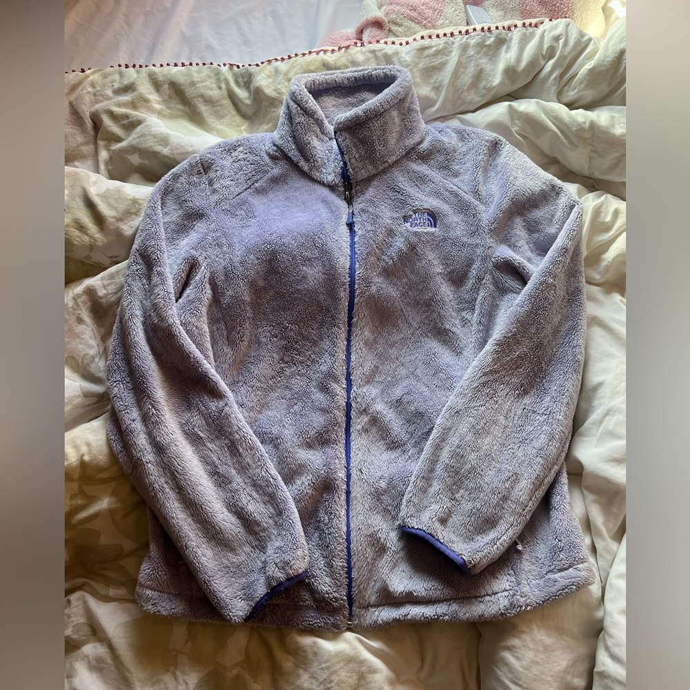 North Face Fuzzy Jacket Lavender Purple
